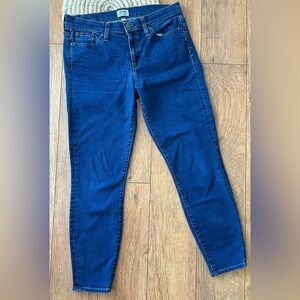 J. Crew Women’s Toothpick Dark Denim Jeans